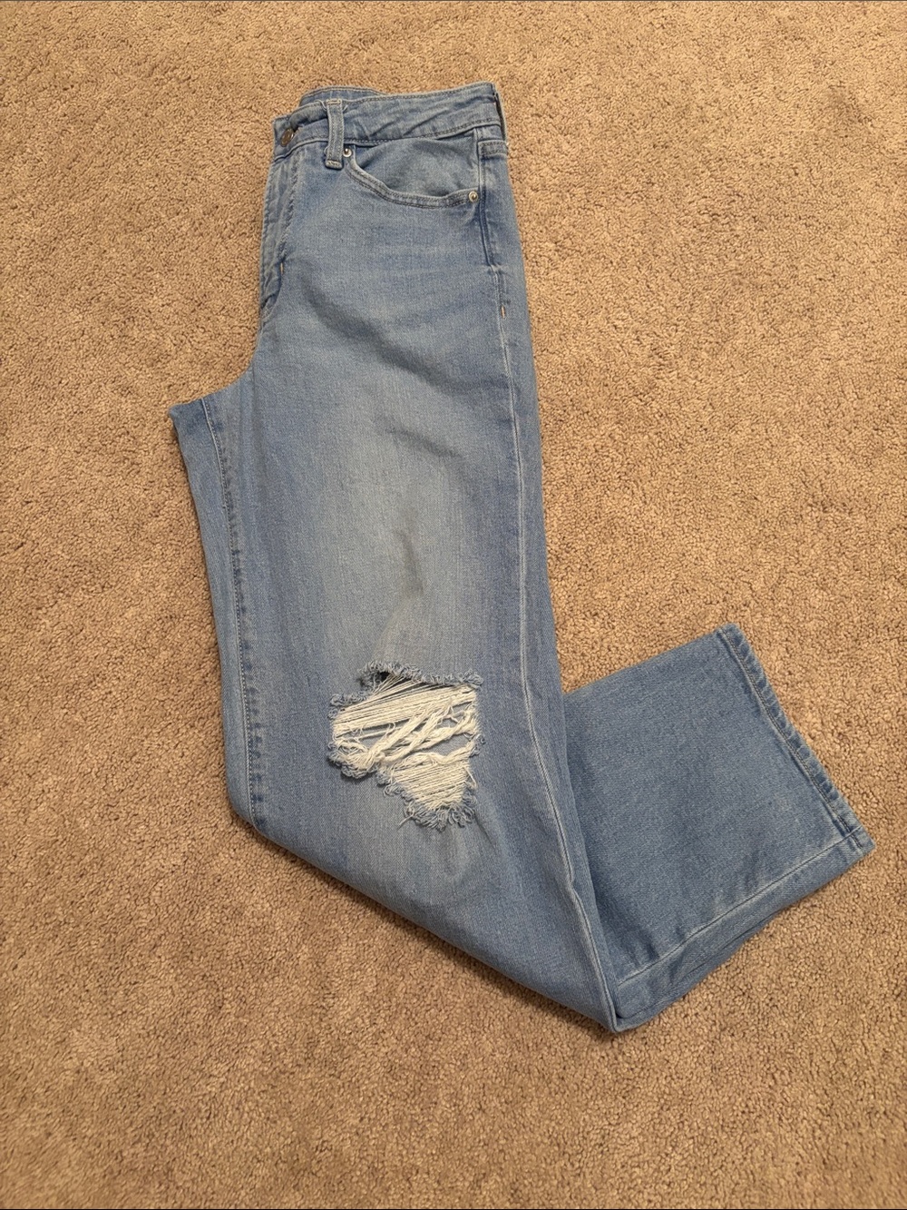 Old Navy High Rise OG Loose Distressed Jeans